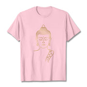 Buddha Stones Golden Buddha In Deep Meditation Tee T-shirt