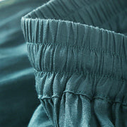 Buddha Stones Plain Lace Up Elastic Waist Women's Skirt With Pockets - image 5