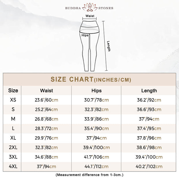 Buddha Stones Koi Fish Chrysanthemum Pattern Print Gym Leggings Women's Yoga Pants