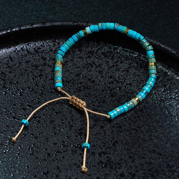Buddha Stones Emperor Stone Happiness Spacer Bead Bracelet