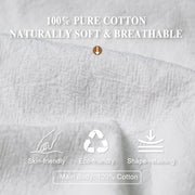 Buddha Stones Pure Cotton Chinese Calligraphy Seal Design Pattern Women's Elastic Waist Harem Pants - image 3