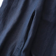 Buddha Stones Vintage Commute Side Slit Design 7-8 Length Women's Harem Cotton Linen Bloomers Pants With Pockets - image 22