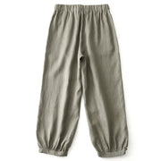 Buddha Stones Vintage Commute Side Slit Design 7-8 Length Women's Harem Cotton Linen Bloomers Pants With Pockets - image 15