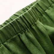 Buddha Stones Vintage Commute Side Slit Design 7-8 Length Women's Harem Cotton Linen Bloomers Pants With Pockets - image 3