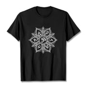 Buddha Stones Mandala Flower Om Mani Padme Hum Mantra Tee T-shirt