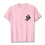 Buddha Stones Om Symbol Sanskrit Tee T-shirt - LightPink - 2XL - image 15