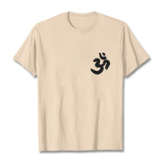Buddha Stones Om Symbol Sanskrit Tee T-shirt - Bisque - 2XL - image 12