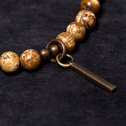 Buddha Stones Distressed Design Copper Luck Bracelet - image 6