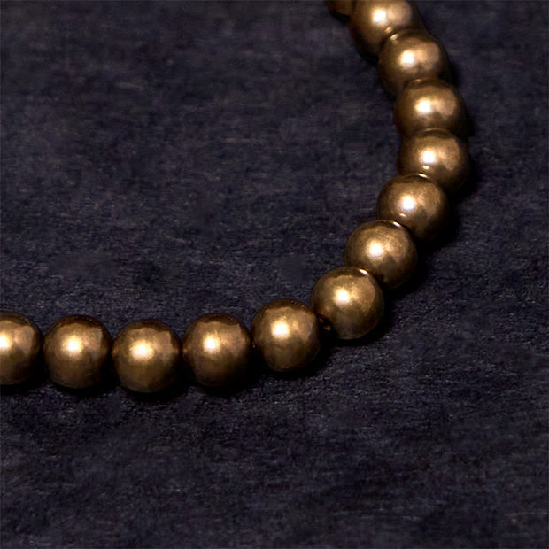 Buddha Stones "Wishing You Good Luck Always" Pure Copper Brass Bracelet Includes Gift Message Card - image 11