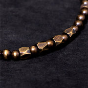 Buddha Stones "Wishing You Balance and Strength" Brass Beads Bracelet Includes Gift Message Card - image 4