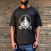 Buddha Stones Meditation Buddha Seated On A Lotus Flower Tee T-shirt - image 6