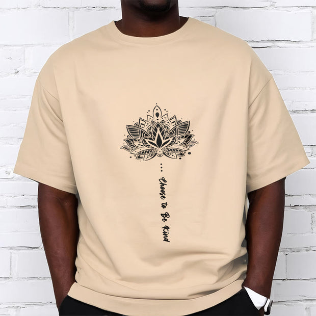 Buddha Stones Choose To Be Kind Geometric Flower Tee T-shirt - image 12
