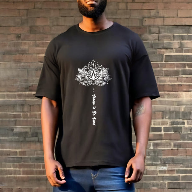 Buddha Stones Choose To Be Kind Geometric Flower Tee T-shirt - image 6