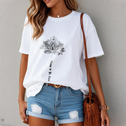Buddha Stones Choose To Be Kind Geometric Flower Tee T-shirt - image 10
