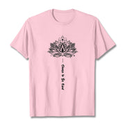 Buddha Stones Choose To Be Kind Geometric Flower Tee T-shirt - LightPink - 2XL - image 13