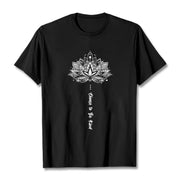 Buddha Stones Choose To Be Kind Geometric Flower Tee T-shirt - Black - 2XL - image 4