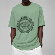 Buddha Stones Mandala Lotus Flower Pattern Tee T-shirt - image 16