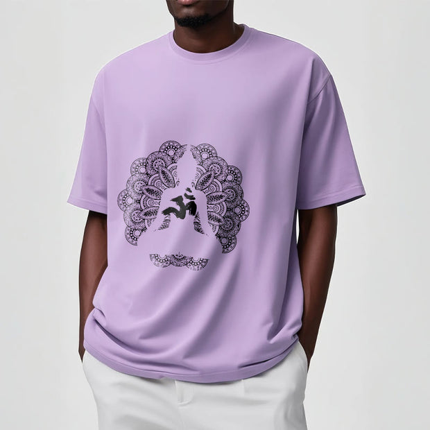 Buddha Stones Pure Color Mandala Om Symbol Pattern Tee T-shirt - image 18