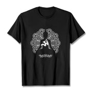 Buddha Stones Pure Color Mandala Om Symbol Pattern Tee T-shirt - Black - 2XL - image 1