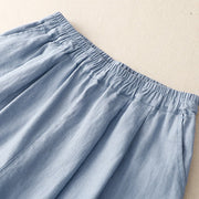 Buddha Stones Commute 7-8 Length Women's Harem Cotton Linen Pants With Pockets - image 10