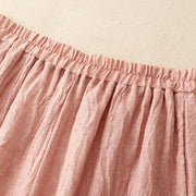 Buddha Stones Frog-Button Hem Slit Design Women's Wide Leg Cotton Linen Pants With Pockets - image 16