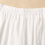 Buddha Stones Frog-Button Hem Slit Design Women's Wide Leg Cotton Linen Pants With Pockets - image 10