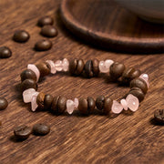 Buddha Stones Handmade Natural Coffee Beans Amethyst Citrine Amazonite Irregular Crystal Bracelet - image 32