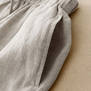Buddha Stones Summer Elastic Waist Women's Capri Cropped Wide Leg Pants With Pockets - image 20