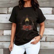 Buddha Stones Joyful Buddha Lotus Mandala Pattern Tee T-shirt - image 8