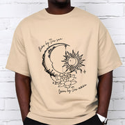 Buddha Stones Sun Moon Lotus Flower Pattern Tee T-shirt - image 12