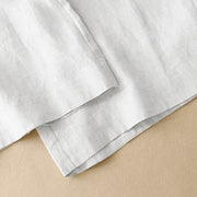 Buddha Stones Plain Color Frog-Button Cotton Linen Women's Wide Leg Pants With Pockets - image 11