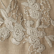 Buddha Stones Vintage Embroidery Three Quarter Sleeve Cotton Linen Midi Dress With Pockets - image 10