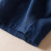 Buddha Stones Colored Thread 7-8 Length Women's Harem Cotton Linen Pants With Pockets - image 12