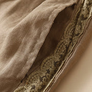 Buddha Stones Plain Lace Women's Harem Cotton Linen Pants With Pockets - image 5