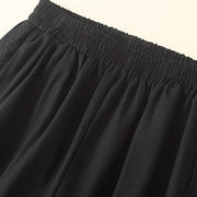 Buddha Stones Plain Lace Women's Harem Cotton Linen Pants With Pockets - image 27