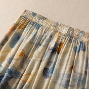 Buddha Stones Casual Flower Prints Design Women's Polyester 7-8 Length Pants With Pockets - image 12
