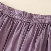 Buddha Stones Side Embroidery Design Cotton Women's 7-8 Length Wide Leg Pants With Pockets - image 6