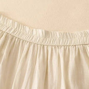 Buddha Stones Side Embroidery Design Cotton Women's 7-8 Length Wide Leg Pants With Pockets - image 10