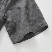Buddha Stones Commute Plain Buttons Men's Short Sleeve Shirt With Pockets - image 7