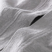 Buddha Stones Casual Pure Color Stand Collar Men's Long Sleeve Cotton Linen Shirt With Pockets - image 14