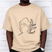 Buddha Stones Casual Buddha Face Pattern Tee T-shirt - image 10