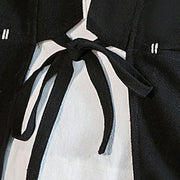 Buddha Stones Lace-Up Design Open Front Jacket Cotton Linen Men's Kimono With Pockets - image 18