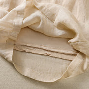 Buddha Stones Commute Embroidery Drawstring Women's Cotton Wide Leg Pants With Pockets - image 16