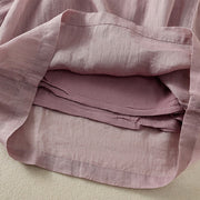 Buddha Stones Commute Embroidery Drawstring Women's Cotton Wide Leg Pants With Pockets - image 42