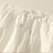 Buddha Stones Summer Vintage Plain Drawstring Cuffed Women's Pants With Pockets - image 10