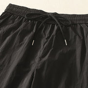 Buddha Stones Summer Vintage Plain Drawstring Cuffed Women's Pants With Pockets - image 17