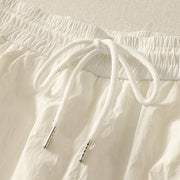 Buddha Stones Summer Vintage Plain Drawstring Cuffed Women's Pants With Pockets - image 8