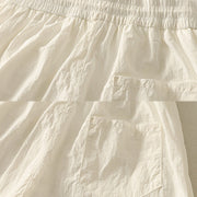 Buddha Stones Summer Vintage Plain Drawstring Cuffed Women's Pants With Pockets - image 15