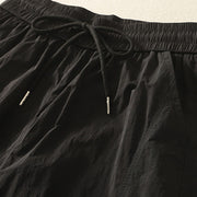 Buddha Stones Summer Vintage Plain Drawstring Cuffed Women's Pants With Pockets - image 18