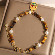 FREE Today: Protection and Strength Natural Bamboo Tiger Eye Pearl Bracelet - image 4